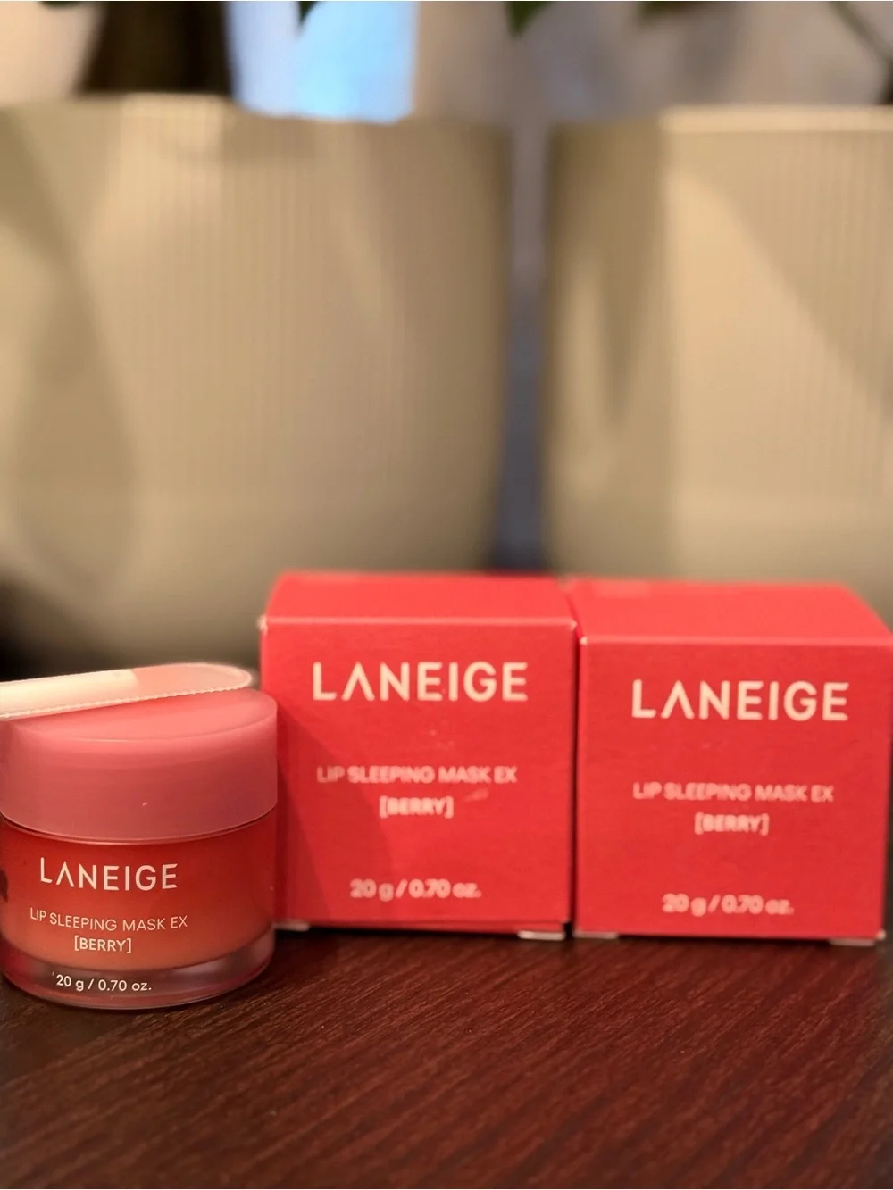 LANEIGE Lip Sleeping Mask EX Berry – Duo Set of 2 (20g Each) 💖✨